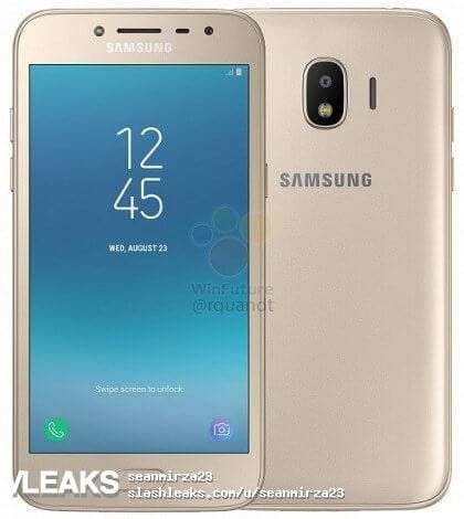 Samsung Galaxy J2 (2018) listed on a Russian retailer site, ahead of launch.