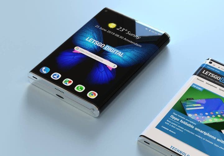 Samsung patents a foldable smartphone with curved edges