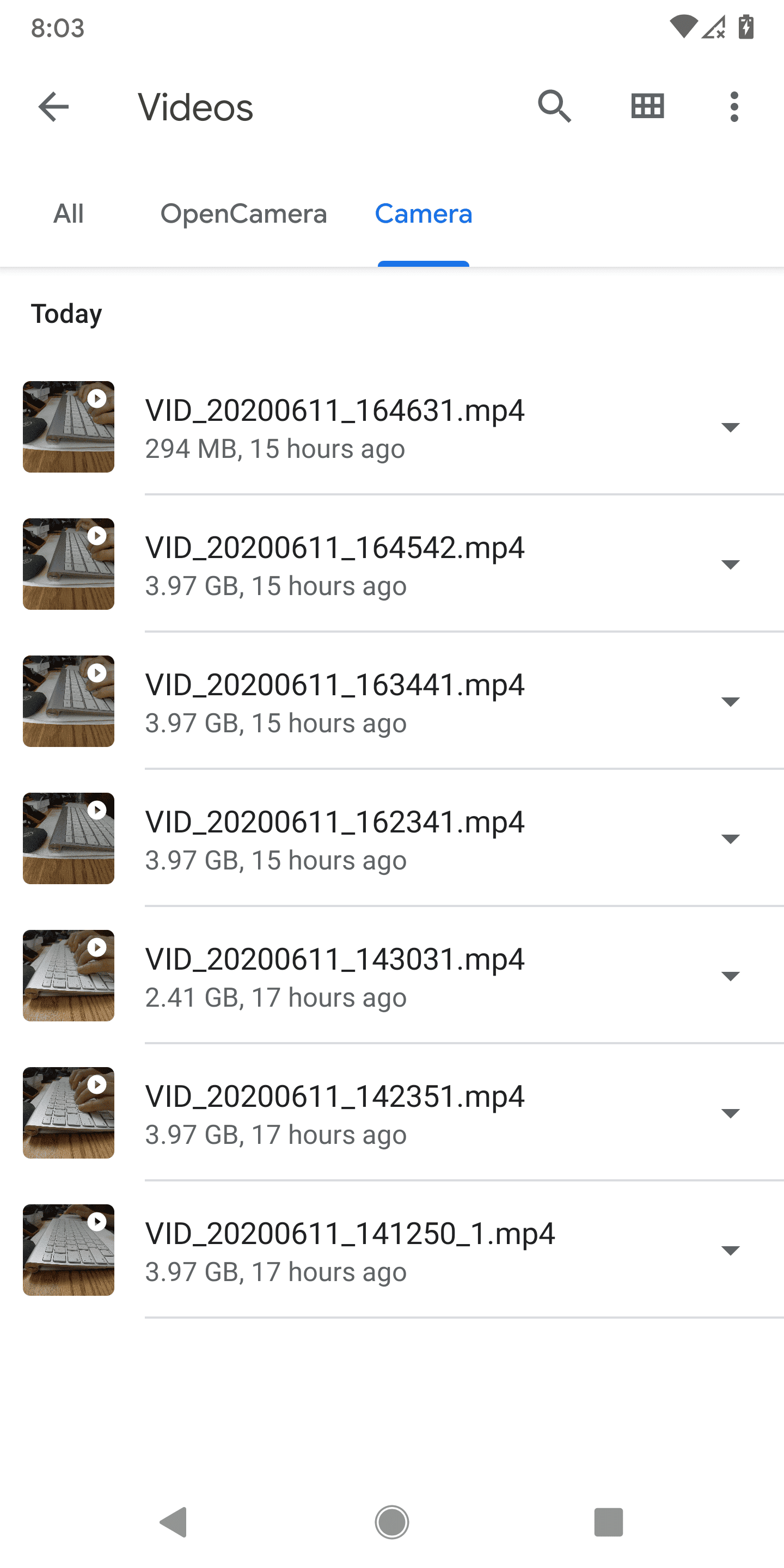 Android 11 removes the 4GB limit for video recording