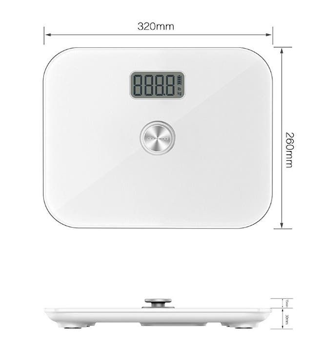 Dodocool digital body weight scale comes with battery free tech