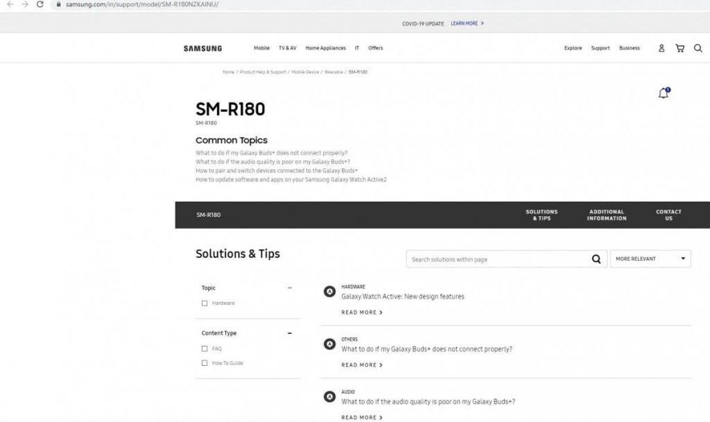 Samsung Galaxy Buds Live support pages appear ahead of the launch
