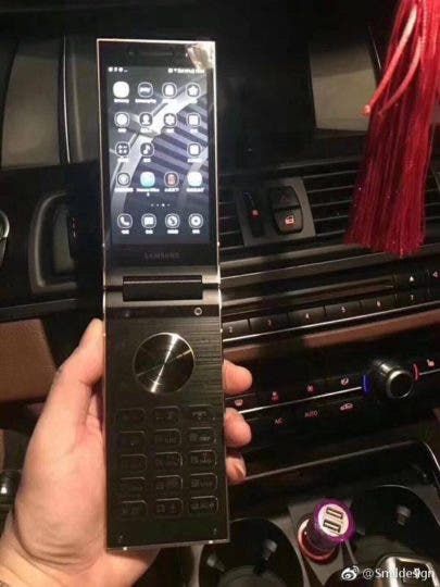 Premium looking Samsung SM-W2018 live  images surface online