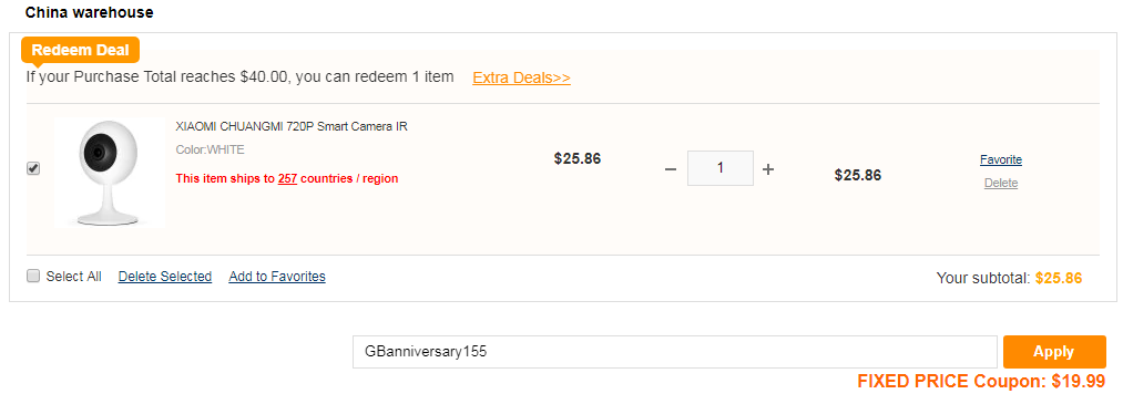 XIAOMI CHUANGMI 720P Smart Camera For Surveillance Purposes At $19.99 [Coupon]