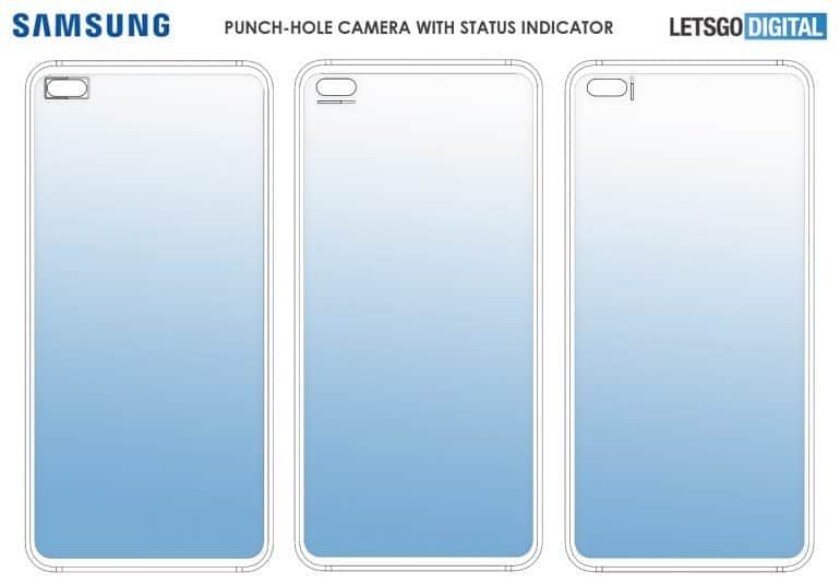 The Galaxy Note 20 could have a status indicator around its front camera