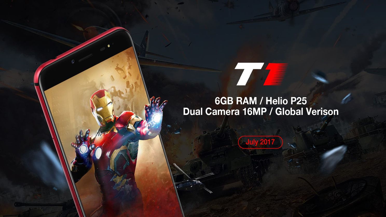 Ulefone T1's Main Specs Revealed in Launch Trailer (Helio P25/6GB RAM)!