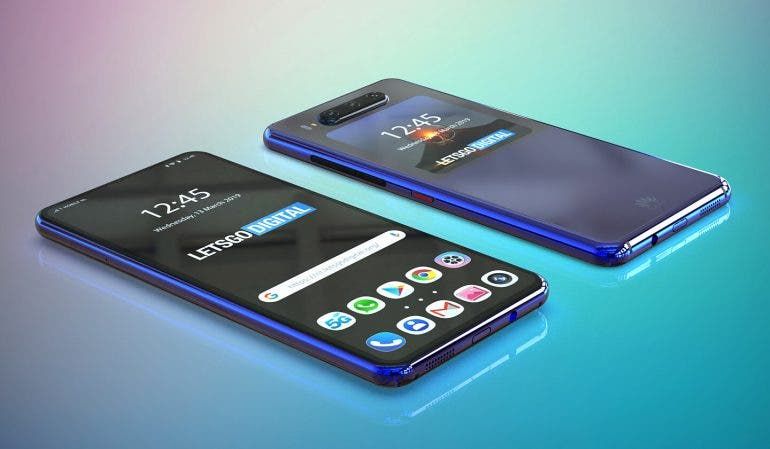 Huawei Mate 30 render brings a Dual-Display Design
