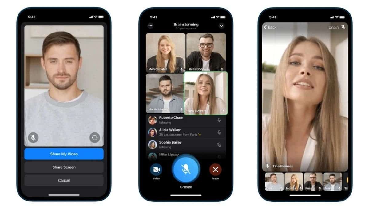Telegram launches group video calls and screen sharing