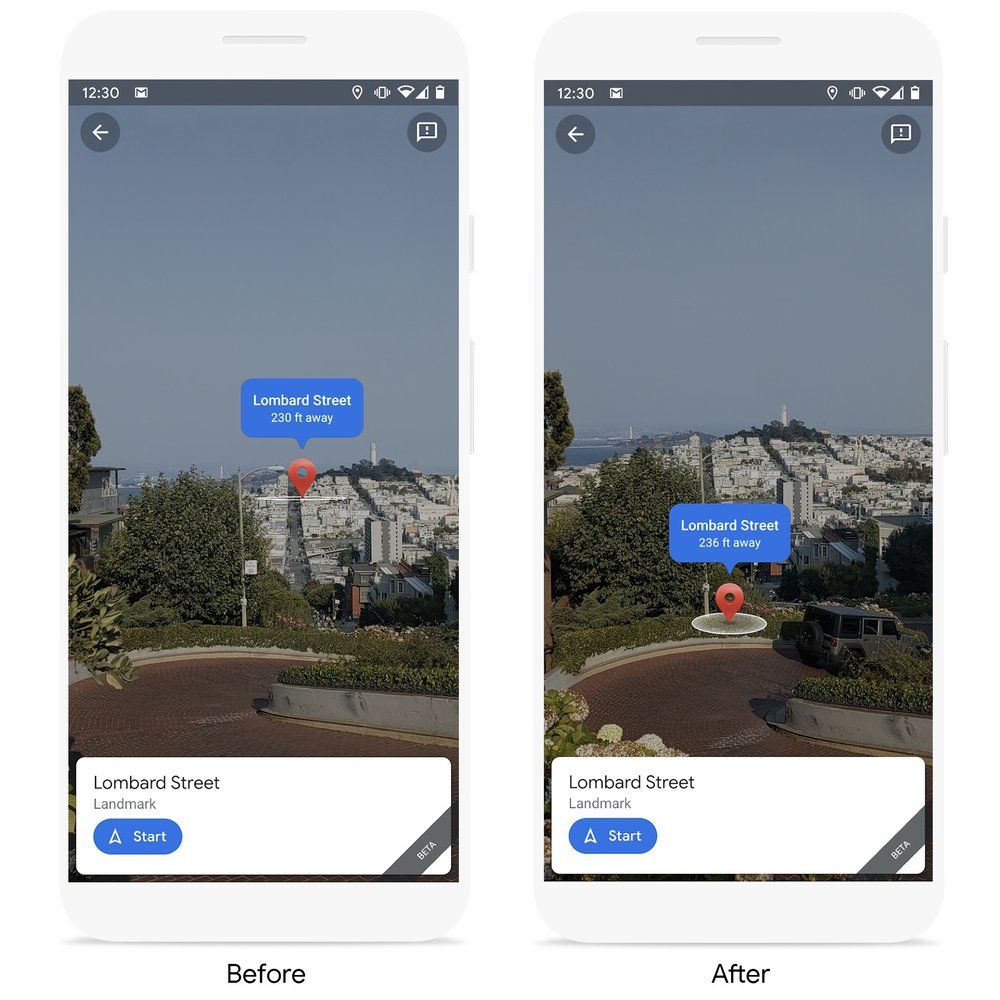 Google Maps in augmented reality will even better guide you in the city