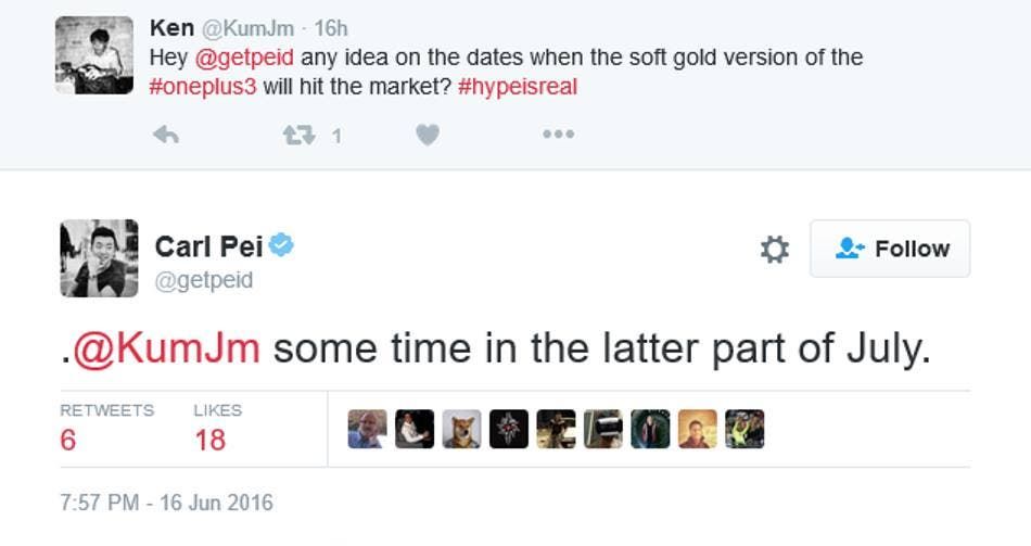 Soft Gold OP3 will launch in July