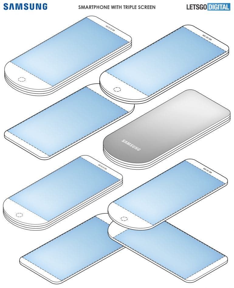 Samsung could launch a smartphone with up to three screens