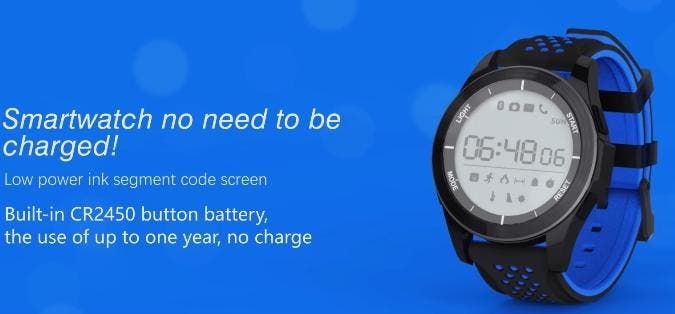 No.1 F3, a wearable that doesn’t need charging!