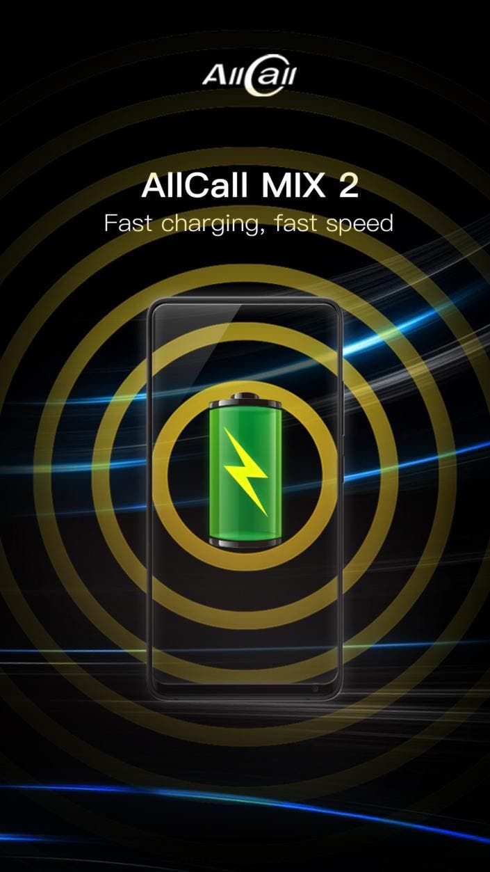 AllCall MIX 2 will be Featuring Fast Charging Technology