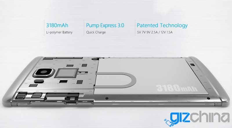 Vernee Apollo Lite will have 3180 mAh battery with fast charge Pump Express 3.0 support