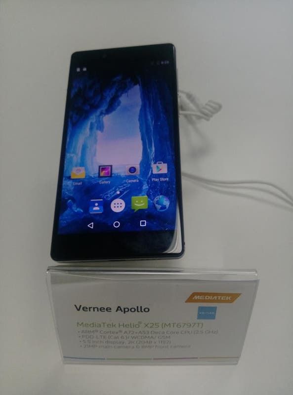 Vernee Apollo with Helio X25 makes a debut at GITEX 2016