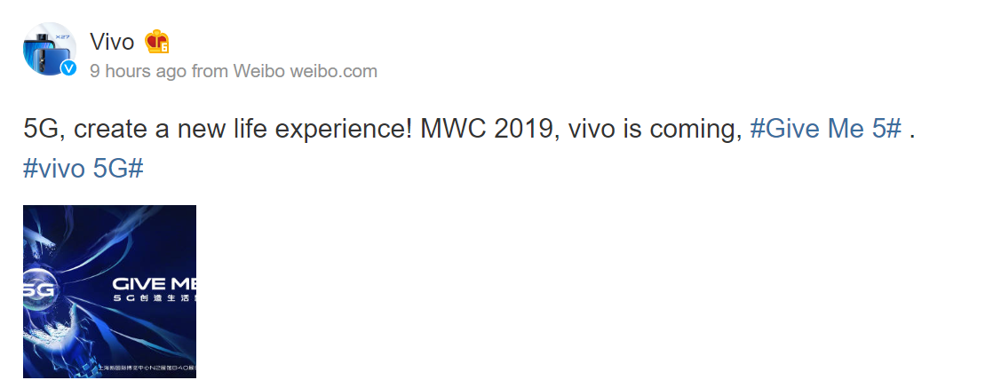 Vivo's first 5G smartphone may arrive next week