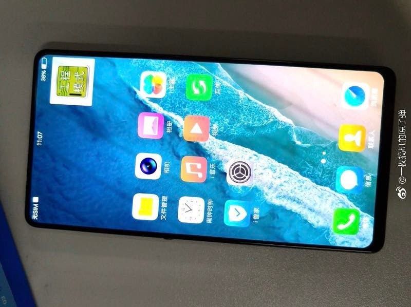 New Vivo phone with nearly 100% Screen-to-Body Ratio sufaces on Weibo