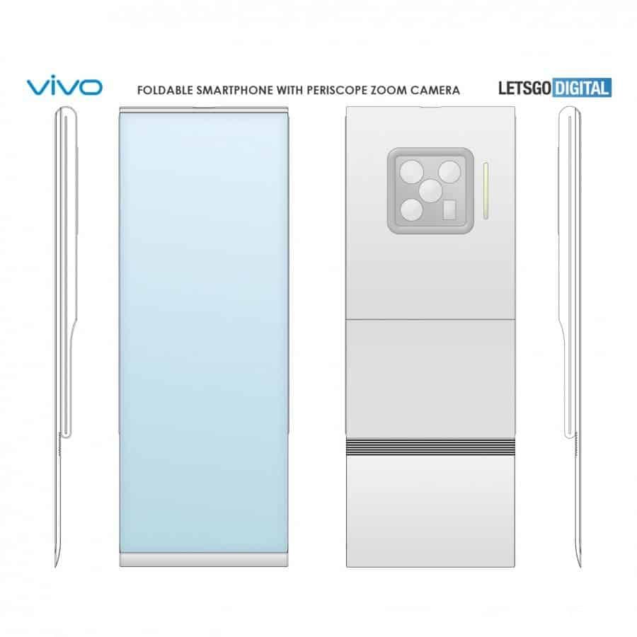Vivo patents flip phone with curved foldable display