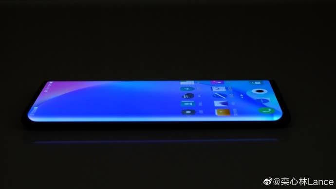 Vivo Nex 3 waterfall screen exposed in real official image