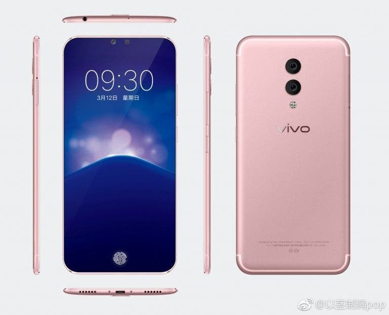 Vivo Xplay 7 leaks shows nearly 100% screen-ratio and under display fingerprint sensor
