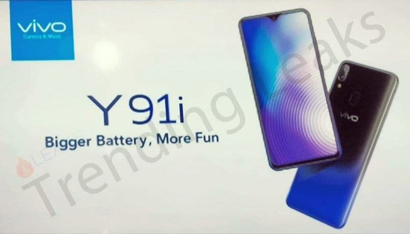 Vivo Y93 to reportedly launch under the guise of Vivo Y91i in India