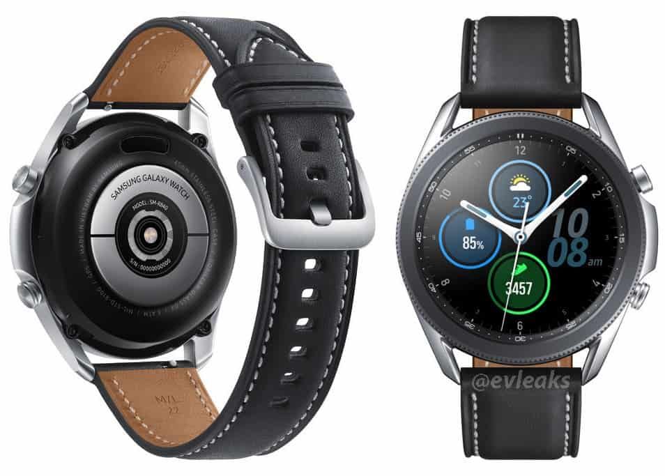 A new high-quality leaked photo reveals the Samsung Galaxy Watch 3