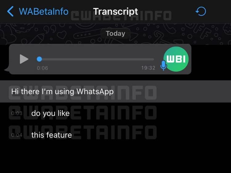 WhatsApp will teach you how to convert voice messages to text