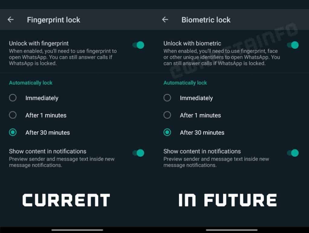 WhatsApp to support face unlock soon - you will be able to join group missed calls too