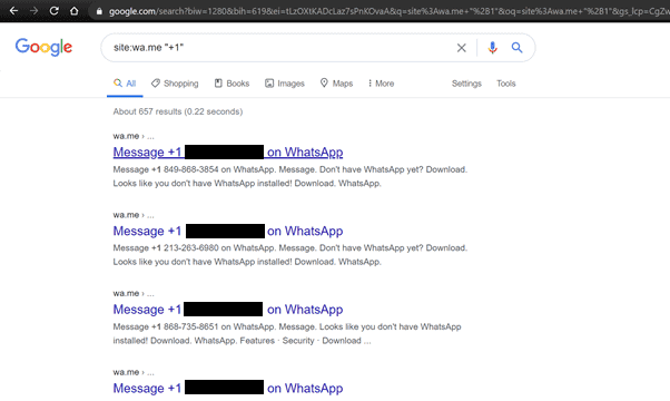 WhatsApp: because of this function, your number could appear on Google