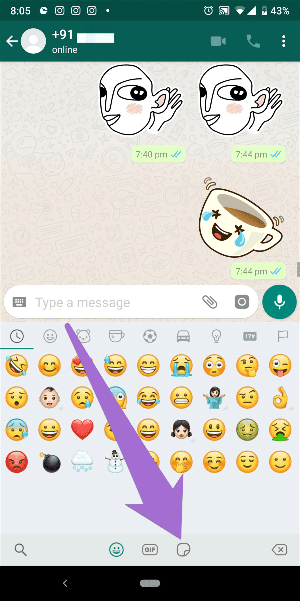 WhatsApp will soon have animated stickers as Telegram