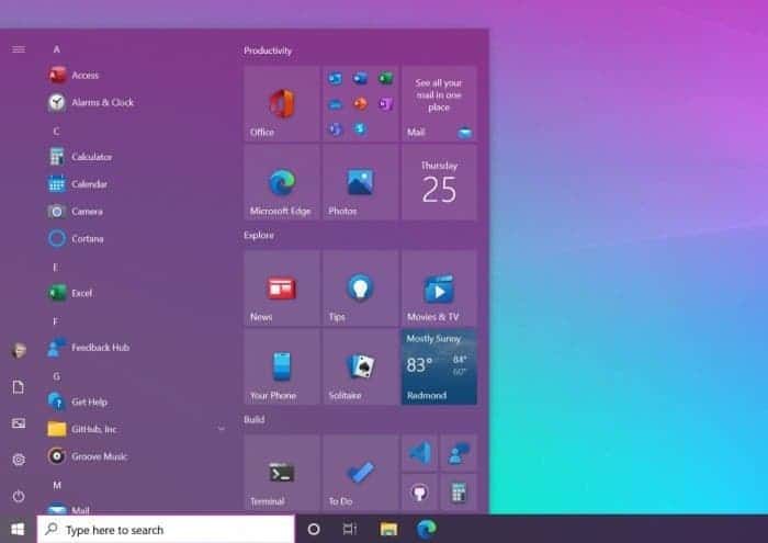 Microsoft: Windows 10's new start menu will be pushed to everyone soon