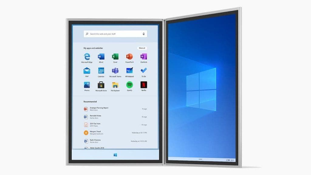 Windows 10X booted in the five-year-old Lumia 950XL