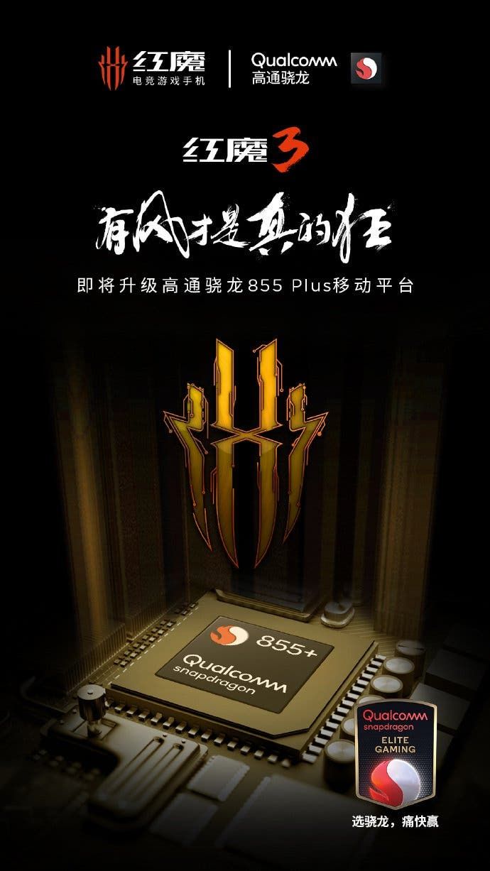 Nubia hints at Nubia Red Magic 3 with the Snapdragon 855+