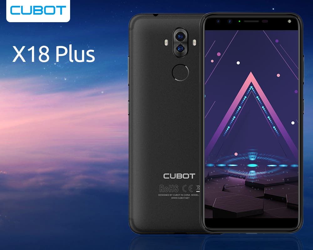 Cubot X18 Plus – 5 flash 4 shots, 18: 9 screen, 4GB + 64GB