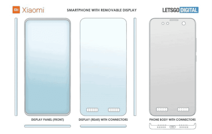 Xiaomi patent a smartphone with a triple pop up selfie camera