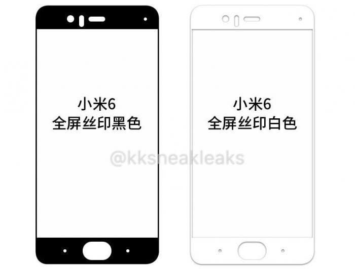 Xiaomi Mi 6 front panels leak, it doesn't look as expected