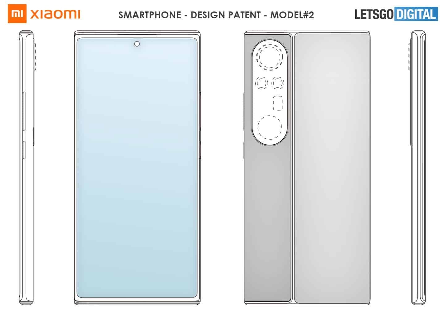 Xiaomi patented a smartphone with a huge camera system