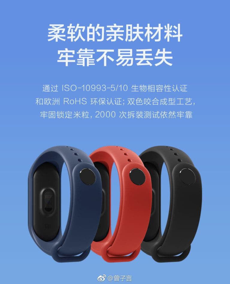 Mi Band 3 leaks in all its glory ahead of launch