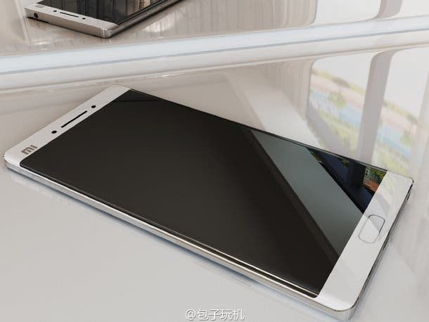 Renders of the Xiaomi Mi Note 2 give it a Samsung-esque look
