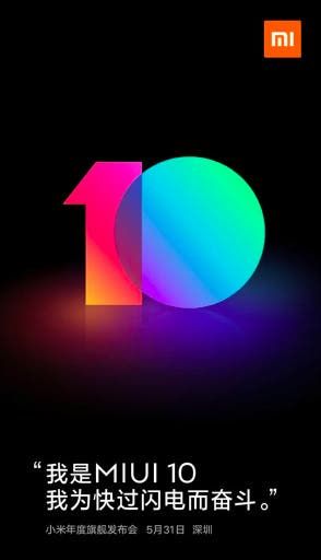 Official: MIUI 10 debuts on May 31 alongside Mi 8 Anniversary Edition