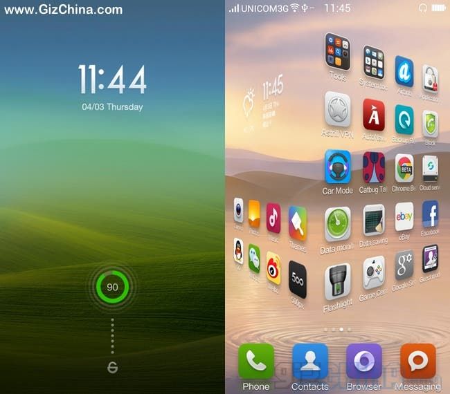 Video: Xiaomi’s MIUI Express on the Oppo Find 7a