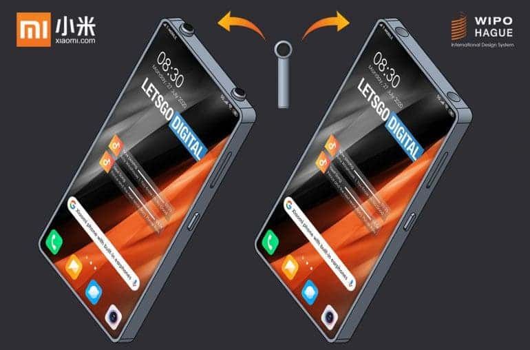 Xiaomi patent a smartphone with a built-in wireless headset