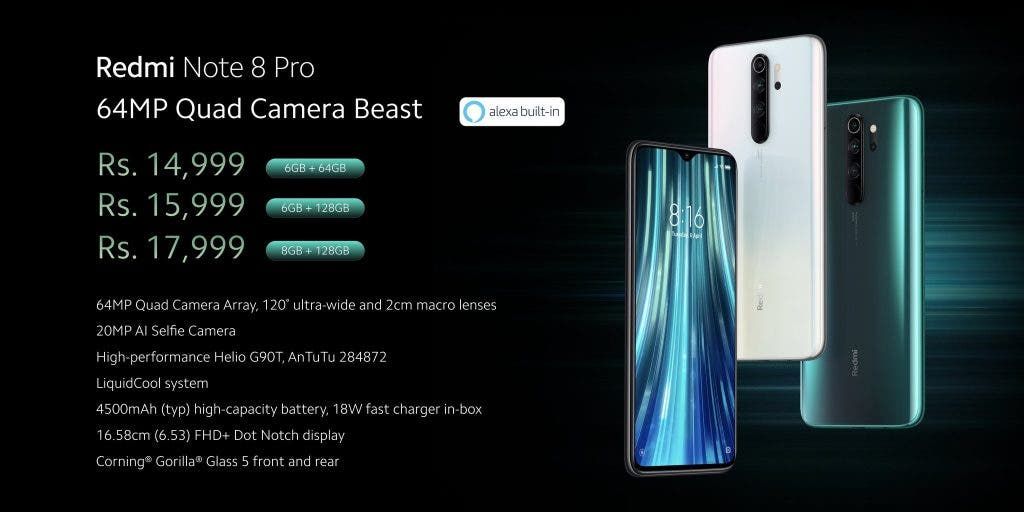 Redmi Note 8 Pro on sale in India: Deals, discounts and more