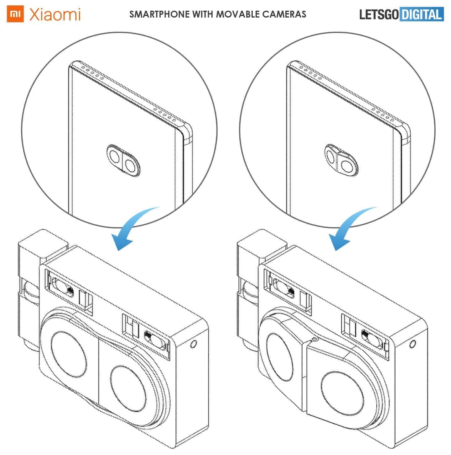 Xiaomi is developing a smartphone with a movable camera module