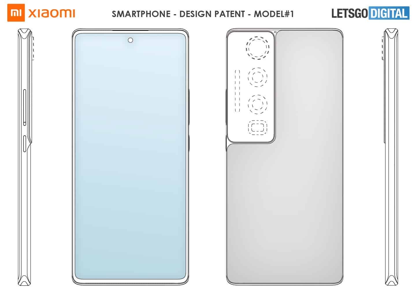 Xiaomi patented a smartphone with a huge camera system