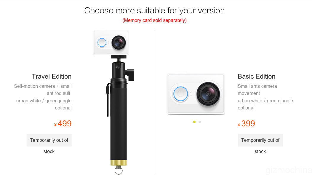 Xiaomi Yi Action Camera launched to rival GoPro
