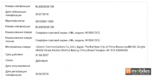 Mysterious Xiaomi model M1804C3CG passes Eurasian certification