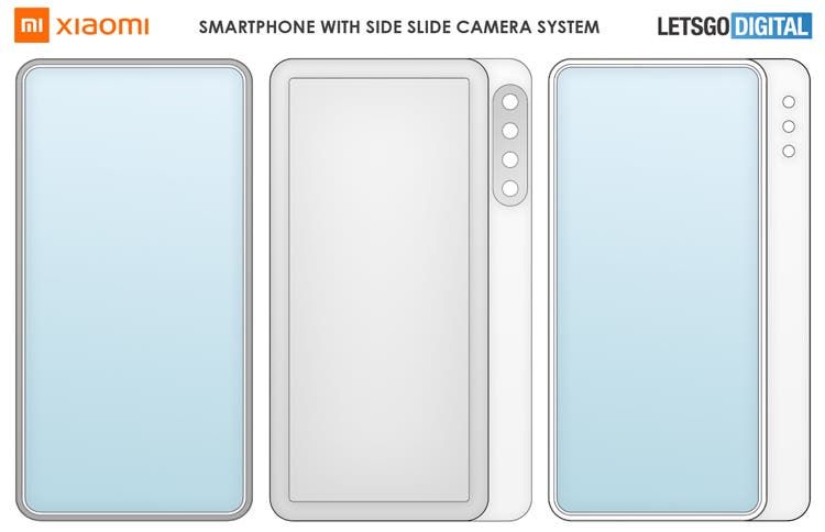 Xiaomi patented a smartphone with a retractable rotary camera