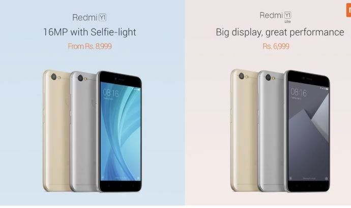 150,000 units of Xiaomi Redmi Y1 and Y1 Lite Sold in 3 Minutes!