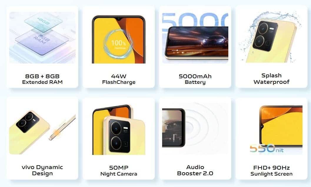 Vivo Y35 unveiled with 90Hz screen, SD 680 chip and 8GB of RAM