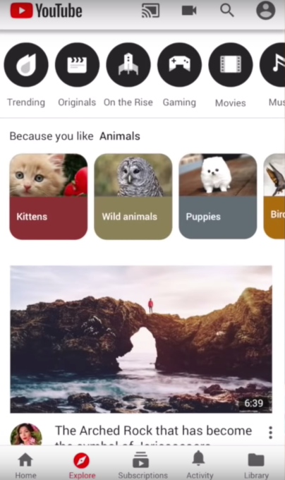YouTube expands Instagram-like 'Explore' feature